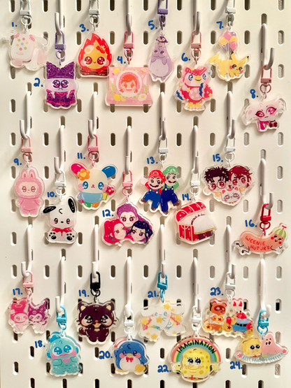 Kawaii Acrylic Keychains