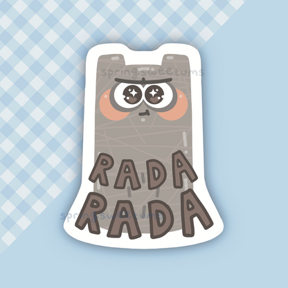Rada Rada Vinyl Sticker
