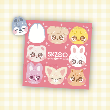 Skzoo Sticker Sheet