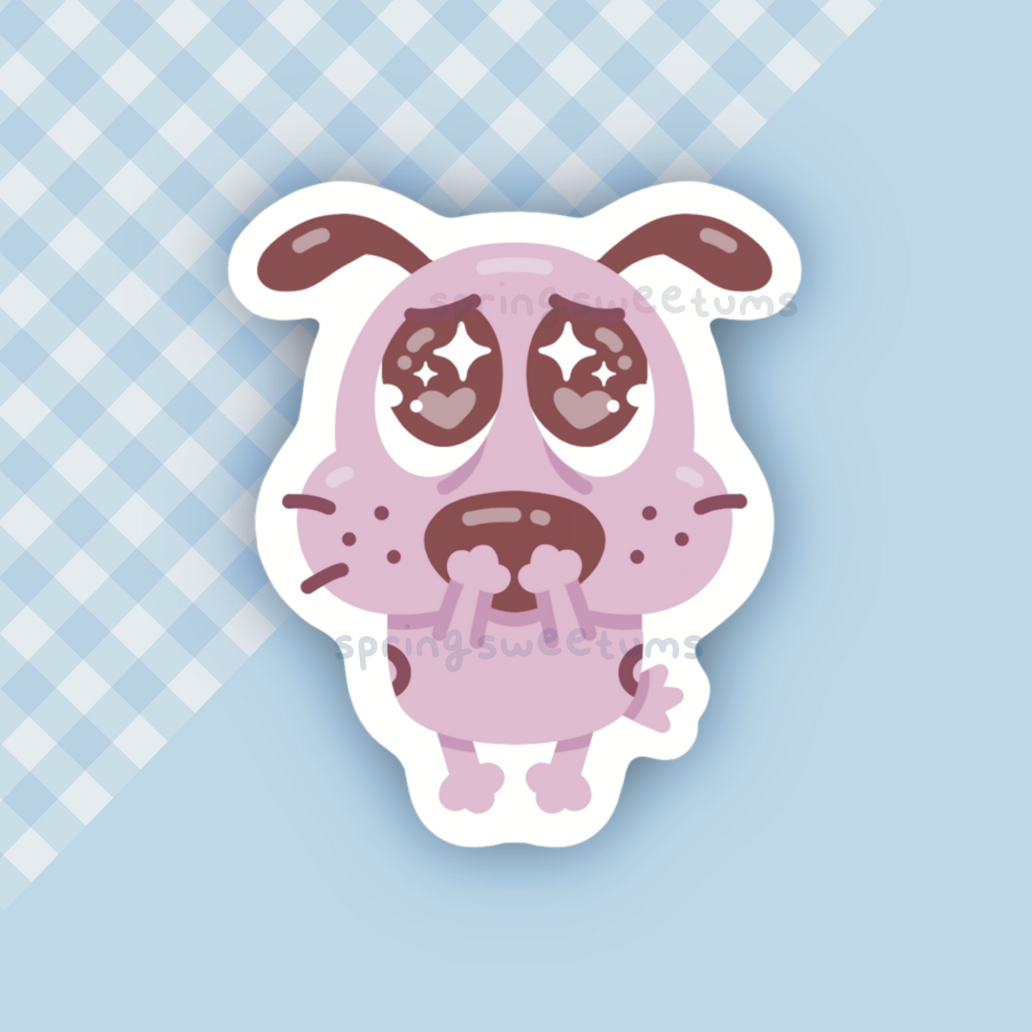 Courage Vinyl Sticker