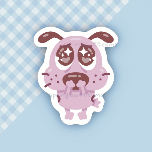 Courage Vinyl Sticker