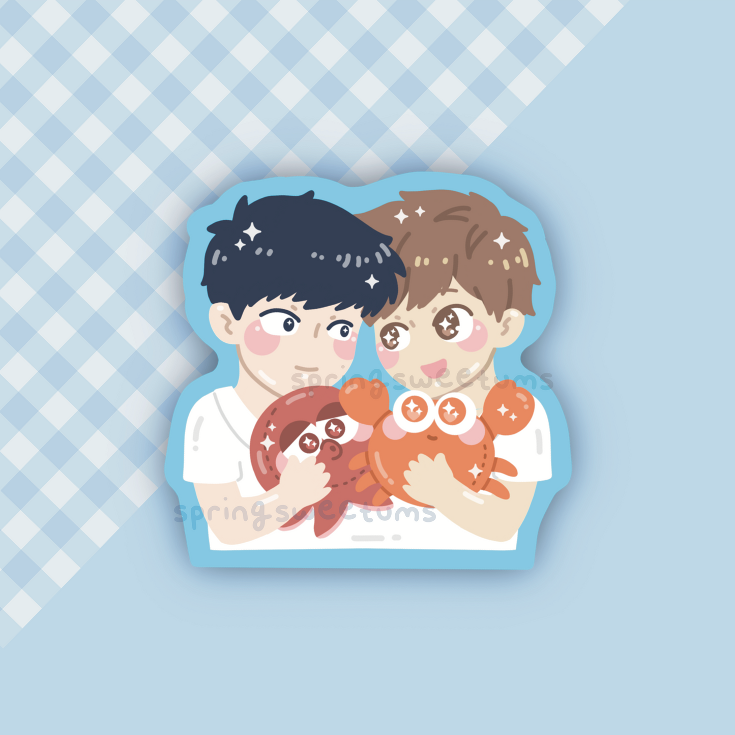 Nakamura and Hirose Vinyl Sticker
