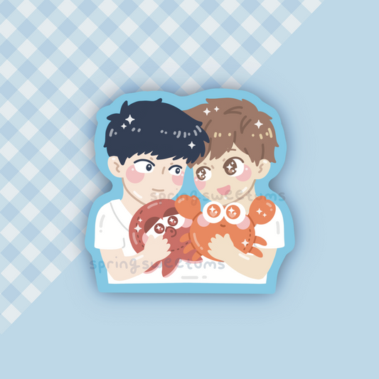 Nakamura and Hirose Vinyl Sticker