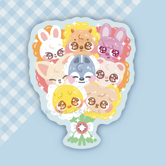 Skzoo Bouquet Vinyl Sticker