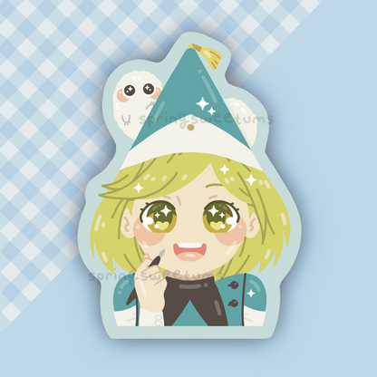 Anime Witch Hat Vinyl Sticker