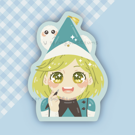 Anime Witch Hat Vinyl Sticker