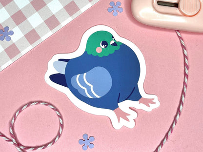 Chonky Pigeon Vinyl Sticker