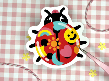 Sticker Lady Bug Vinyl Sticker