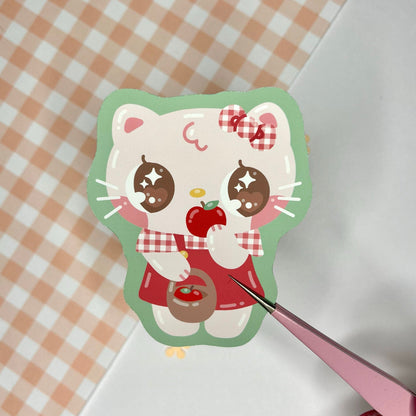 Kawaii Kitty Vinyl Sticker