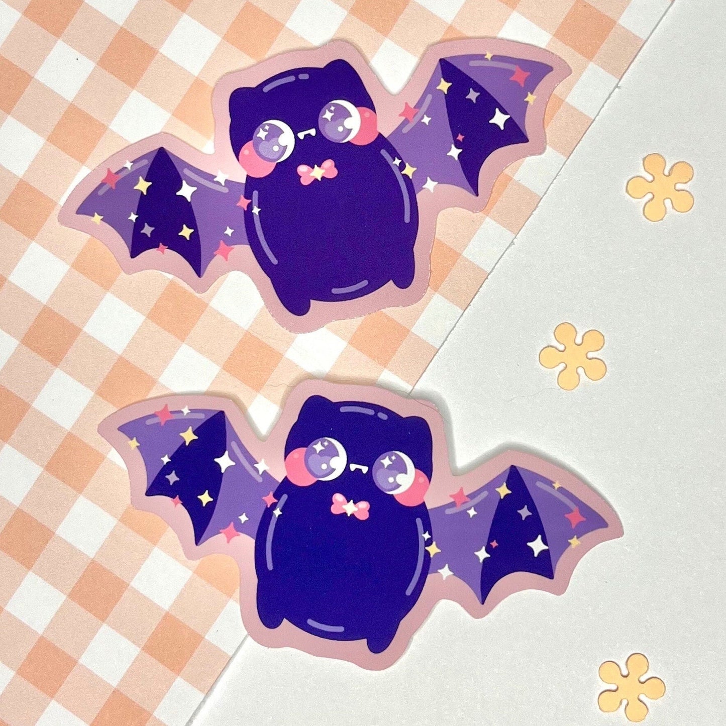 Kawaii Bat Vinyl Sticker