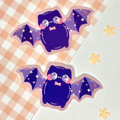 Kawaii Bat Vinyl Sticker