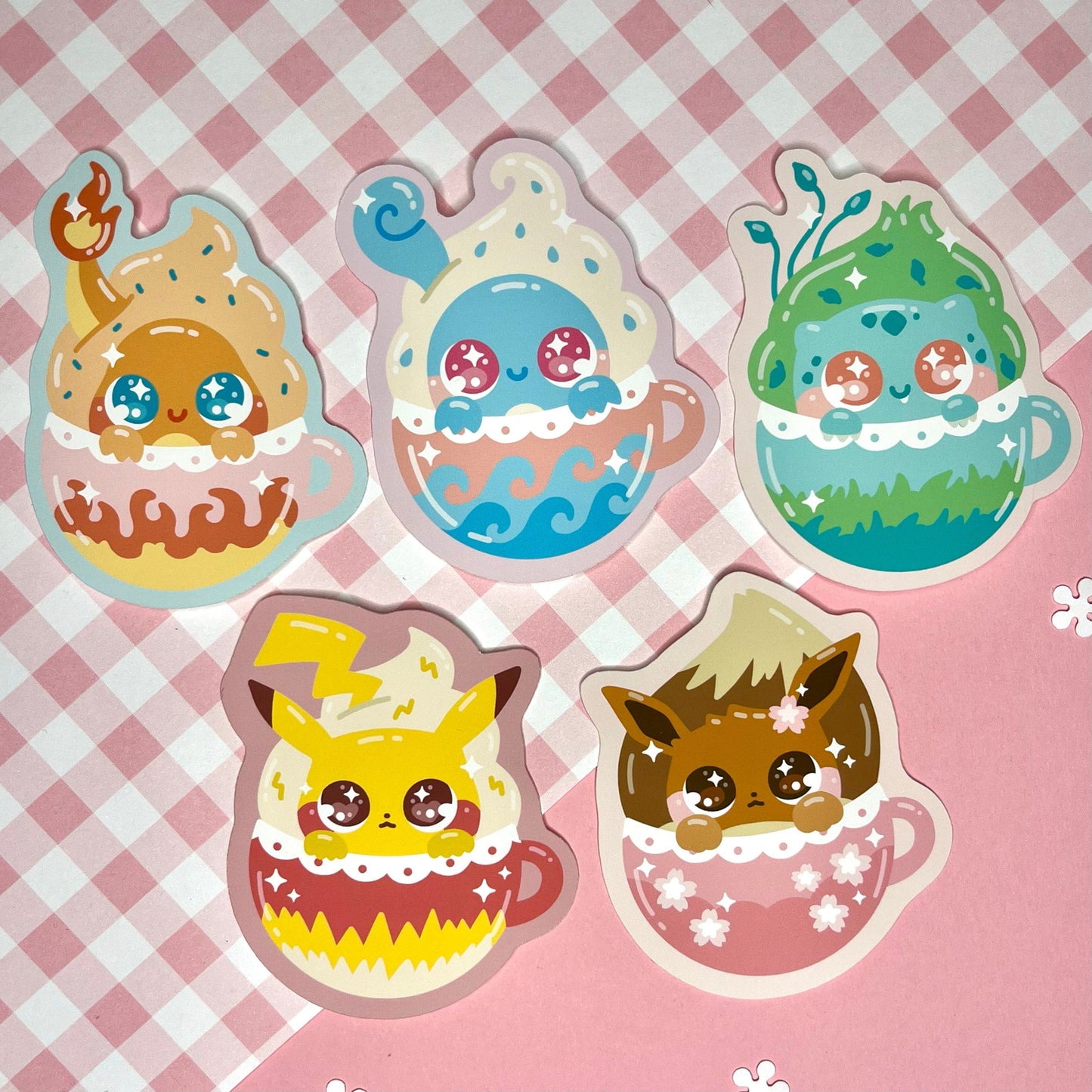 Normal Type Pokeccino Vinyl Sticker