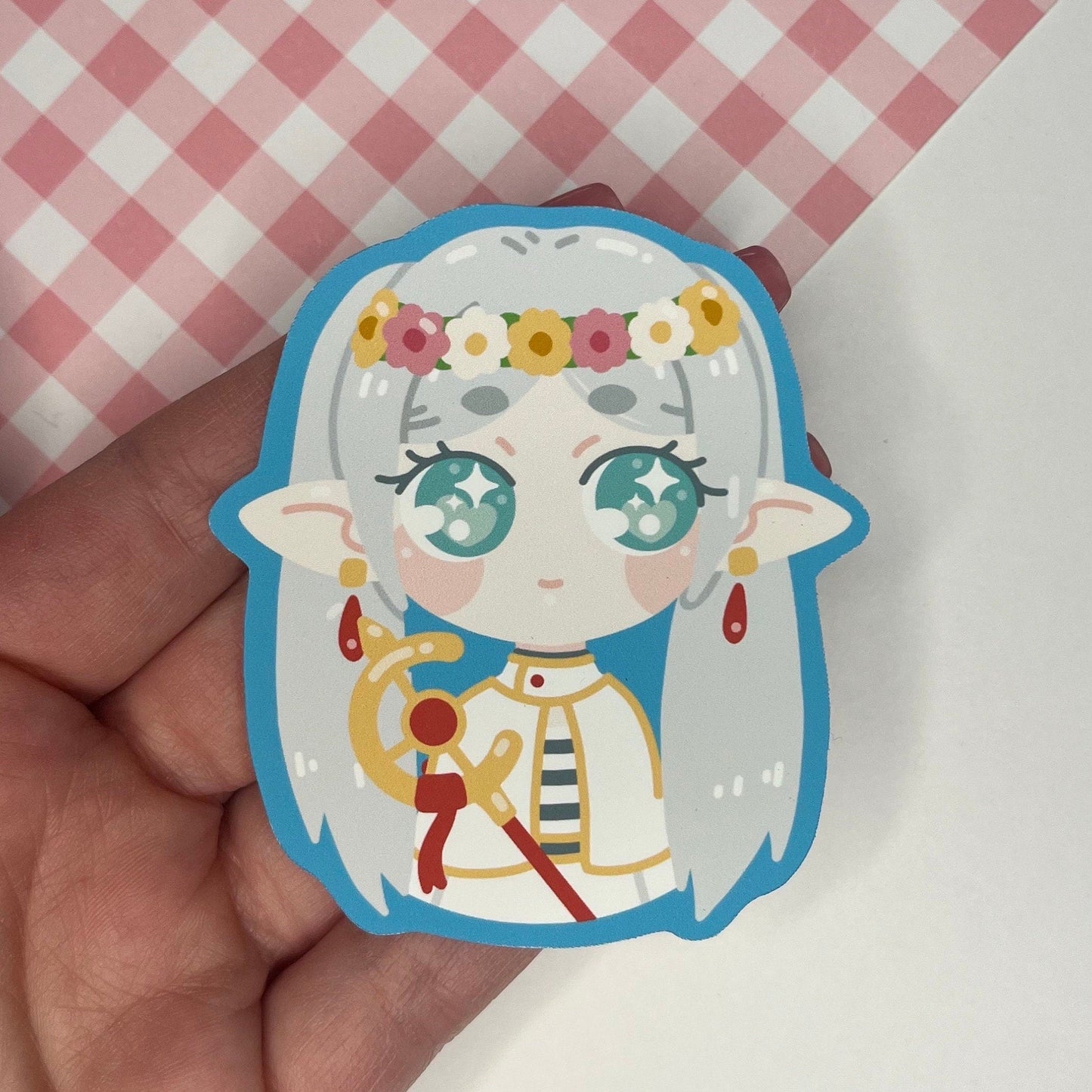 Anime Elf Vinyl Sticker