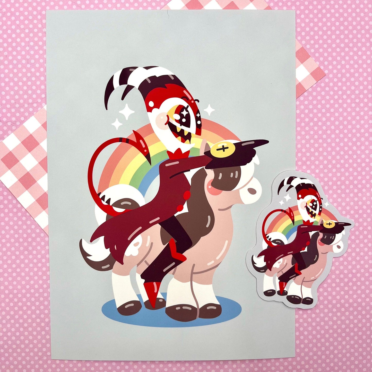 Devil Boss Vinyl Sticker