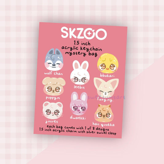 SKZ Mystery Acrylic Keychain