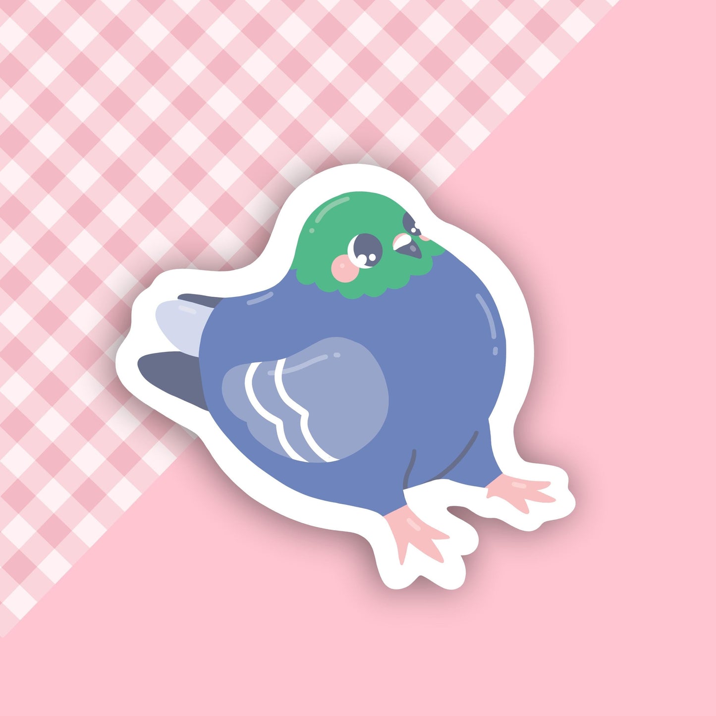 Chonky Pigeon Vinyl Sticker