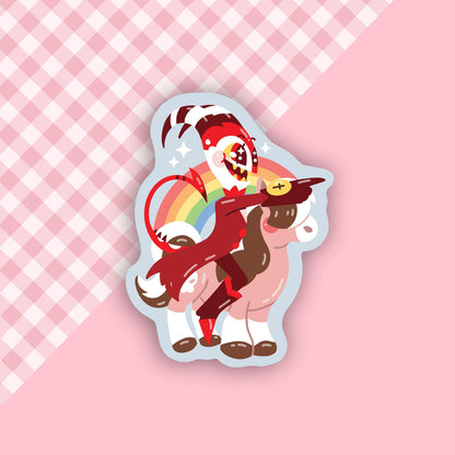 Devil Boss Vinyl Sticker