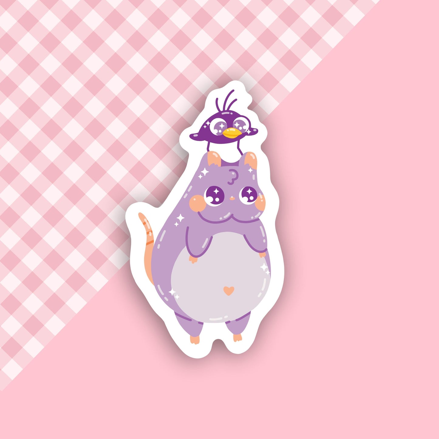 Spirited Mouse Vinyl Sticker