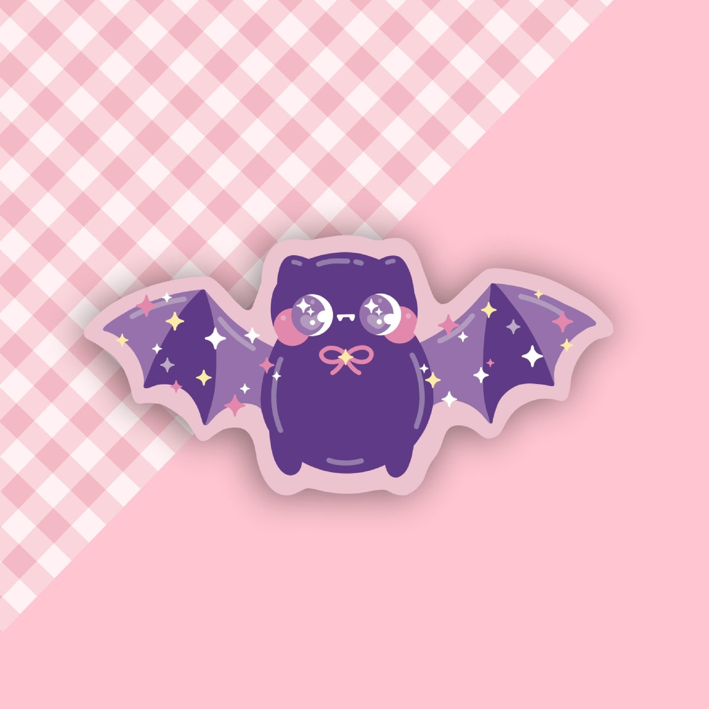 Kawaii Bat Vinyl Sticker