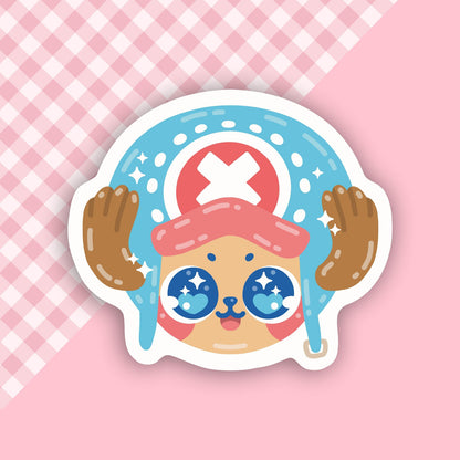 Anime Reindeer Vinyl Sticker