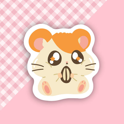 Cute Hamster Vinyl Sticker