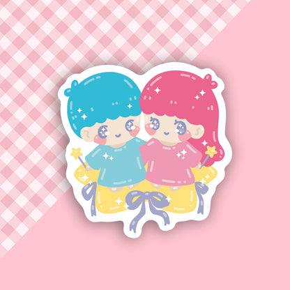 Star Twins Vinyl Sticker