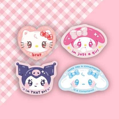 Kitty and Friends Vinyl Sticker Pack