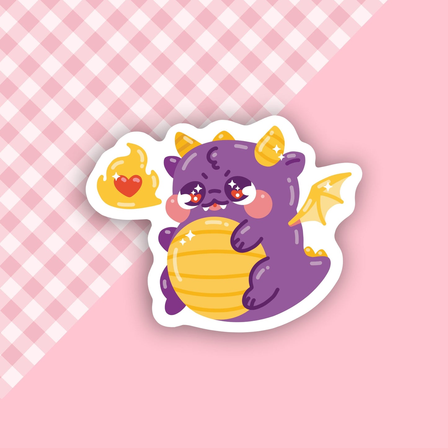 Cute Dragon Vinyl Sticker