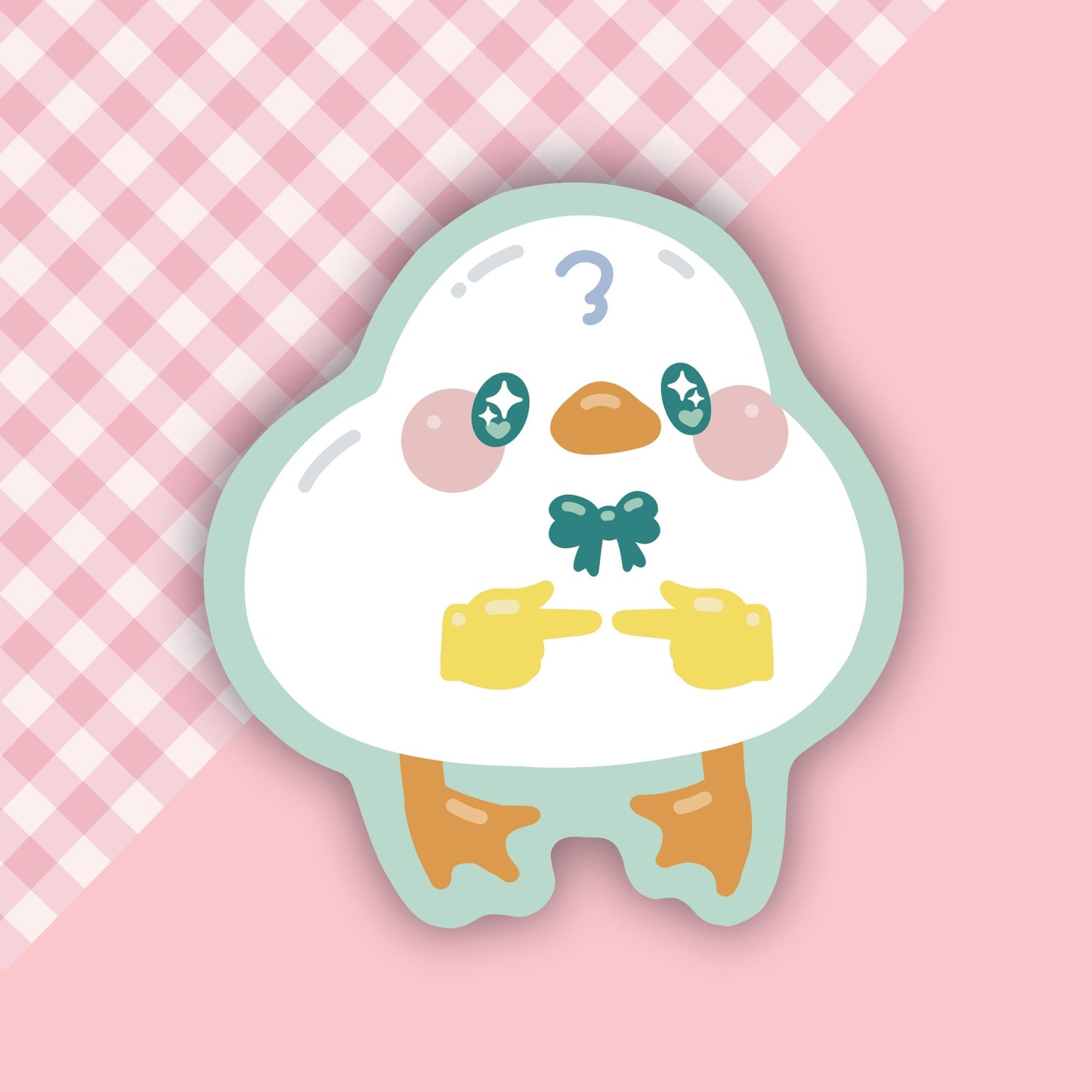 Shy Duck Vinyl Sticker