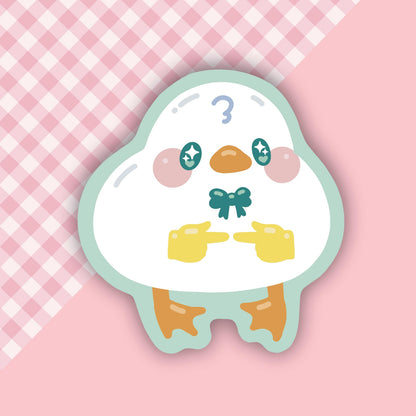 Shy Duck Vinyl Sticker