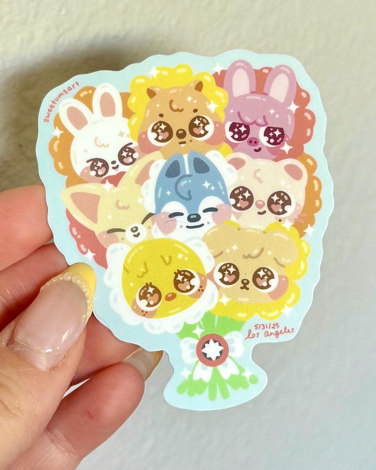 Skzoo Bouquet Vinyl Sticker