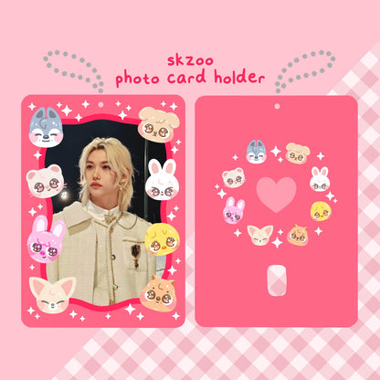 SKZ Photo Card Holder Keychain